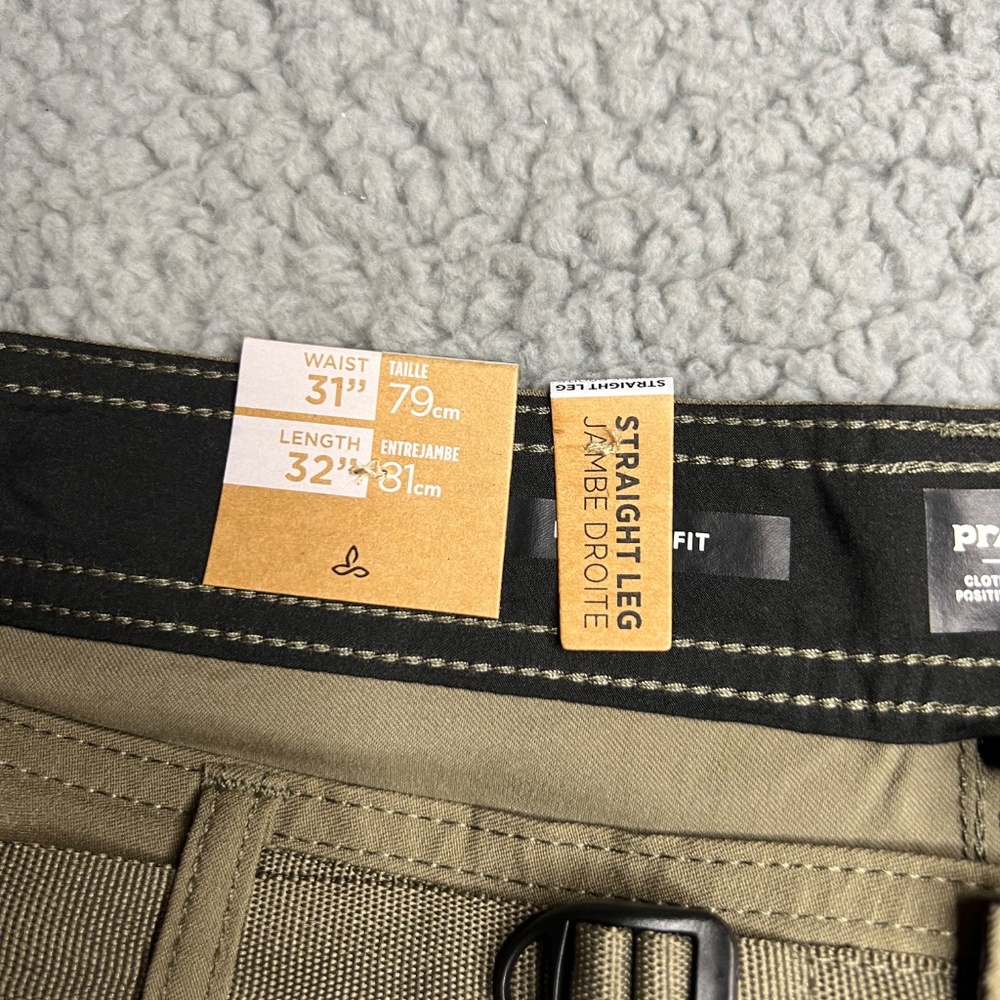 Prana Stretch Zion Pants II Regular Slate Green Men’s 31X32, 31X30 NWT - Picture 5 of 10